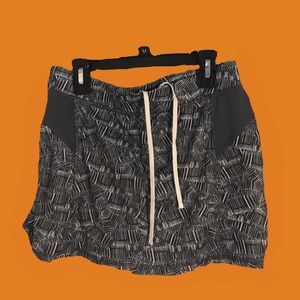 Champion tennis skirt gray/white abstract